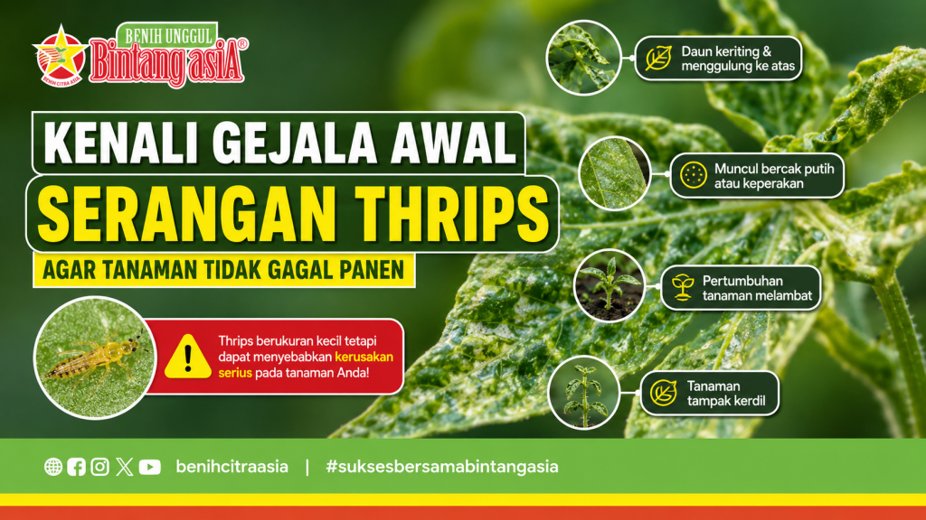 Kenali Gejala Awal Serangan Thrips