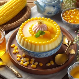 The sweet and delicious sensation of sweet corn pudding